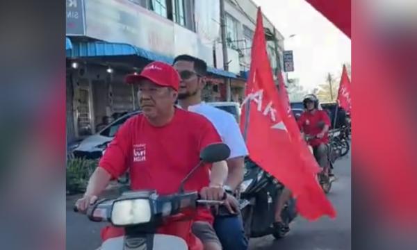 Helmetless Harapan riders fuel online criticism of Loke