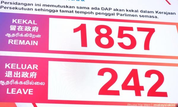 YOURSAY | DAP opts to stay, but turnout raises questions